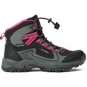 Resim Hammer Jack Su Geçirmez Siyah-Fuşya Çocuk Bot 101 20117-F Siyah 