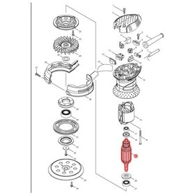 Resim Makita BO5030 Endüvi Rotor Kollektör Ürün Kodu 515734-7 