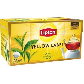 Resim Lipton Demlik Poşet Çay Yellow Label 100'lü 