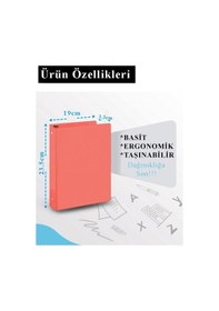Resim Pembe 2 Halkalı Klasör 2 Adet A4 Pvc Öğrenci Ve Ofis Tipi Evrak Sunum Talebe Büro Klasörü İç Cepli Otomatik Mekanizmalı Pembe 