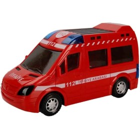 Resim Prestij Oyuncak Sesli Ve Pilli İtfaiye Aracı Kırmızı 