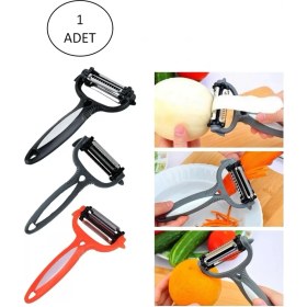 Resim Renkli Saplı 3 Başlı Çelik Soyacak - Soyucu 