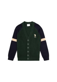 Resim U.S. Polo Assn. U.s. Polo Assn. Erkek Çocuk Yeşil Hırka Triko 50317146-vr054 Yesil 