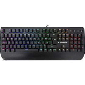 Resim Rampage KB-R90 Orion Usb Kablolu RGB Blue Switch Mekanik Gaming Q Klavye Rampage