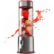 Resim 6 Bıçaklı Taşınabilir ve Şarj Edilebilir Meyve Sıkacağı ve Blender 