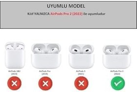Resim PSR aksesuar Avokado Cartoon Figürlü Silikon Kulaklık Kılıfı Pro 2 ile uyumlu 