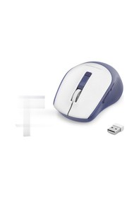 Resim Kablosuz Mouse 600/1600 Dpi - Beyaz Lacivert Hdx3408b 