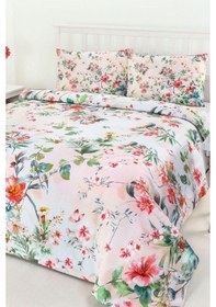 Resim Özdilek Ranforce Pike Takımı Tek Kişilik Pembe Bohem 7693039818814 