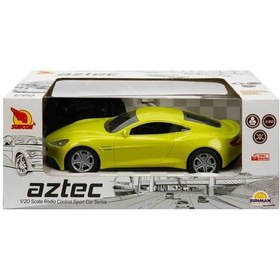 Resim 1:20 Uzaktan Kumandalı Aztec Spor Araba 20 CM - Yeşil 