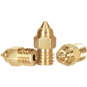 Resim Koodmax 3d Yazıcı Extruder Sivri Uçlu Mk8 1.75mm / 0.4mm Cr-6se Pirinç Nozzle Baskı Kafası 