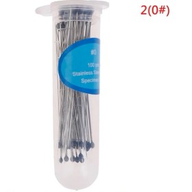 Resim Mingjin Shop 1 No.2 Tarzı Böcek Ecimen Iğne Paslanmaz Çelik Okul Laboratuvarı Için Plastik Kutu ile Entomoloji Vücut Diseksiyon Böcek Iğnesi (Yurt Dışından) 