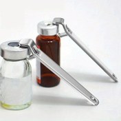 Resim Paslanmaz Çelik Ağız Sıvısı Şişesi Açacağı Hemşire Doktor Aracı Taşınabilir Ampul Şişe Açacağı Konserve Açacağı Mutfak Aksesuarları 