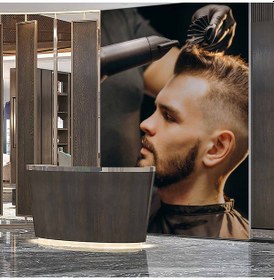 Resim Erkek Kuaförü Duvar Kağıdı Baskı 