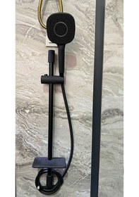 Resim İsaoğlu Yapı Mat Siyah Duş Seti Premium Sürgülü Duş Seti Siyah Duş Sistemi Siyah Duş Başlığı Siyah 