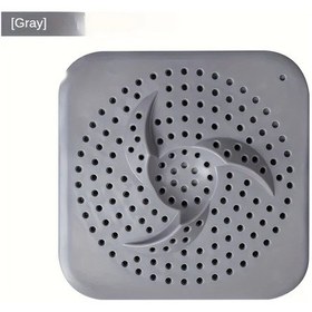 Resim Topnotch 1 Adet Gri Pvc Banyo Duş Tahliye Kılıfı - Koku Geçirmez Saç Tutucu 