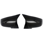 Resim Xiaaokeji Bmw M2 F30 F20 I3 İçin Araba Parlak Siyah Dikiz Aynası Kapağı 