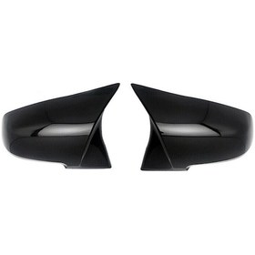 Resim Xiaaokeji Bmw M2 F30 F20 I3 İçin Araba Parlak Siyah Dikiz Aynası Kapağı 