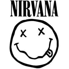 Resim Genel Markalar Nirvana Sticker Oto Motor Laptop Duvar Folyo Sticker 10x14 Cm 