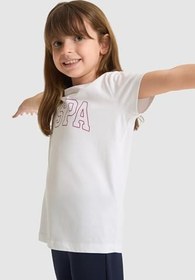 Resim U.S. Polo Assn. Kız Çocuk Beyaz Tişört Basic 50325631-VR013 