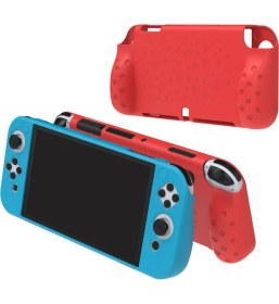 Resim Beboncool TNS-1135 Nintendo Switch OLED El Destekli Grip Tasarım Koruyucu Silikon Kılıf 