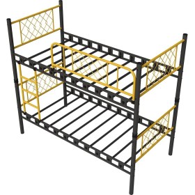 Resim Missidea Metis Genç Çocuk Yatak Odası Metal Ranza ve Karyola Sarı 90X190 cm 