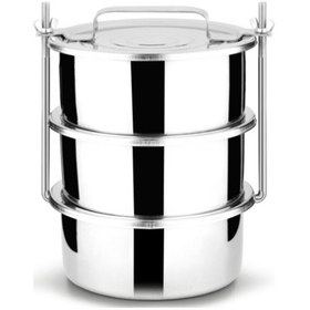 Resim Messan Çelik Sanayi 28*14 Cm 3'Lü Krom Çelik Sefer Taşı 