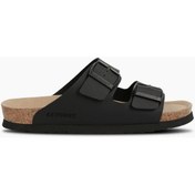 Resim Terlik Erkek Hawaıı G104363 Genuins Vegan Black Vegan Black Siyah 