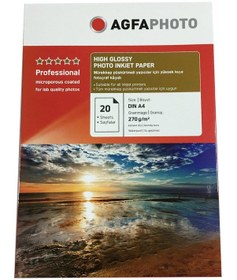 Resim Agfa Photo A4(20.30) 270gr 20'li Parlak İnkjet Kağıt 