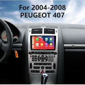 Resim Peugeot 407 2004-2008 Uyumlu Multimedya Navigasyon Usb Kamera Carplayer 6 Ram 