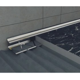 Resim 12 mm Alm. Seramik Iç Köşe Profili Mat Siyah 2.7m Boy 