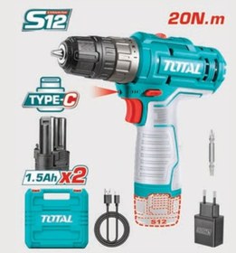 Resim Total TDLI122028 Li-Ion Akülü Matkap 