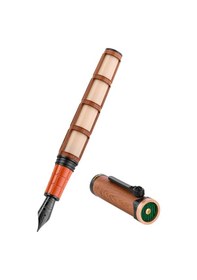 Resim Montegrappa Ode To Bag End Hobbiton Handcraft Dolma Kalem - F Uç Kahverengi 