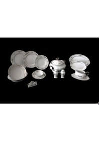 Resim Thun Porselen Ithal Marie Louise Yemek Takımı 79 Parça 