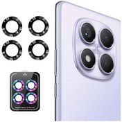 Resim Redmi Note 14 Pro 4g Global Enkay Hat-prince 9h Arka Kamera Lensi İçin Alüminyum Alaşımlı Temperli Cam Film Siyah 