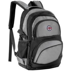 Resim Nk Unisex Okul Sırt Çantası 15' Laptop Bölmeli 1900 Denye Kalın Kumaş Çanta Açık Bej 