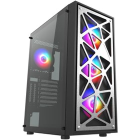 Resim VENTO Vg12a Fsp 650w 80 4x120mm Rgb Fan Temperli Cam Usb 3.0 Mesh Atx Mid-tower Gaming (OYUNCU) Kas 