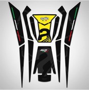 Resim Redline Grafik Aprilia Sr Gt 200 125 Sarı Tank Pad Sticker 