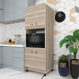 Resim Kenzlife fırın dolabı cahide crd 180*65*50 mutfak XLARGE ayaklı banyo kiler ofis 