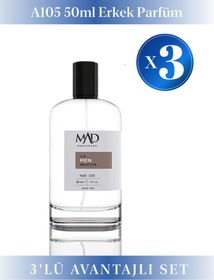 Resim Mad Parfüm 3 Adet 50 ml A105 Selective Erkek Parfüm Seti 