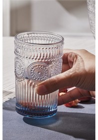 Resim Karaca Sunflower Meşrubat Bardağı Mavi 