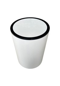 Resim Kırık Beyaz İnca Model Çöp Kovası Beyaz 