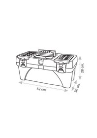 Resim Super Bag Asr-2056 24&Quot; Takım Çantası - Plastik Kilitli N11.380 