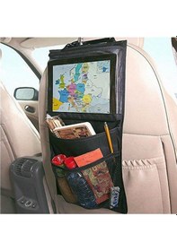 Resim Araba Koltuk Arkası Organizer Düzenleyici Araç Oto Organizer Eşy 
