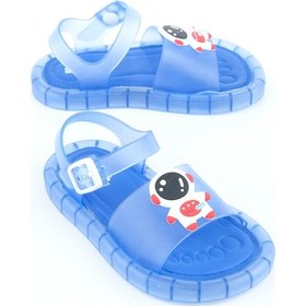 Resim Gezer Yazlık Islak Zemine Uygun Yumuşak Işıklı Taban Erkek Çocuk Sandalet Gk6ype 00183 00 Gz9 I90 Saks Mavi 