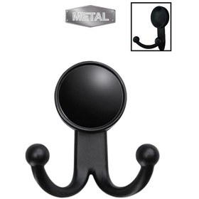 Resim Metal Boncuk Askı Siyah Duvar Tipi Tekli Siyah 