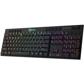 Resim Redragon Horus K618 Wireless RGB Kablosuz Oyuncu Klavye 