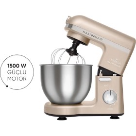 Resim Karaca Mastermaid Chef Stand Mikser Iconic Beige 1500W 5 Lt 