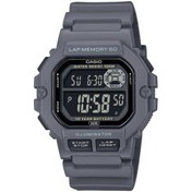 Resim Casio Ws-1400h-8bvdf Quartz Dijital Silikon Gri 45 Mm Erkek Kol Saati Gri 