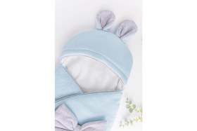 Resim Babymod Fiyonk Süslemeli Kız Bebek Kundak 