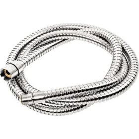 Resim Spiralli Eviye Batarya Berber Hortumu 150 Cm Gümüş 